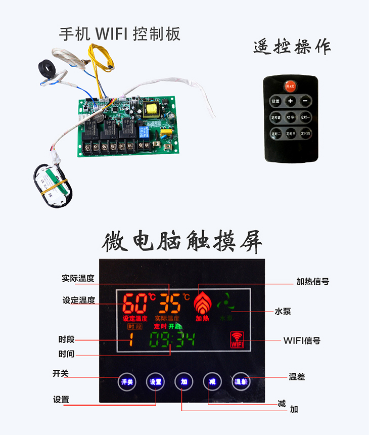 變頻電磁采暖爐全套配件