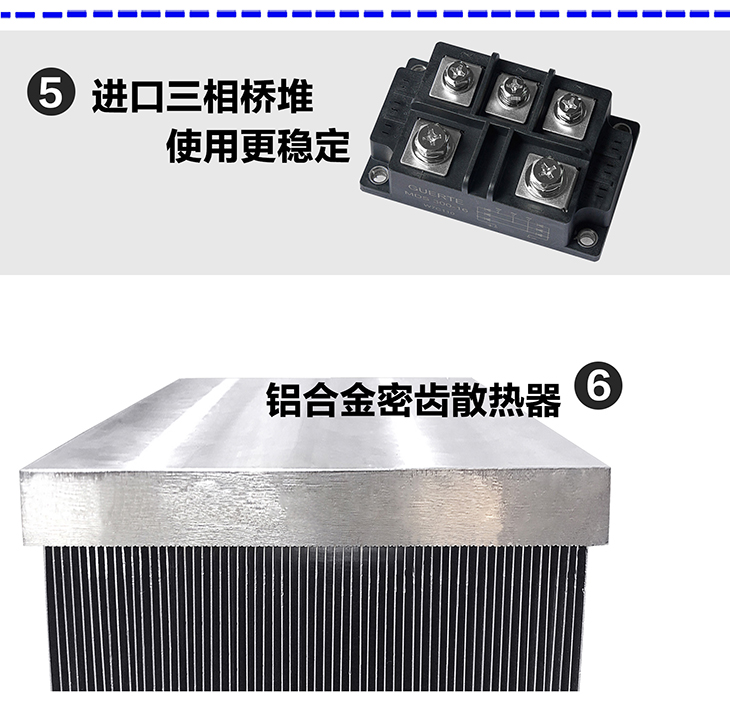 三相變頻電磁加熱機柜元件